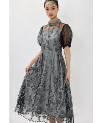 niana/ニアナ niana チュールパフスリーブ刺繍レースドレス 結婚式 成人式 二次会 同窓会 パーティードレス オケージョンドレス お呼ばれワンピース/507507129