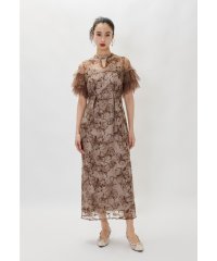 niana/ニアナ niana スパンコール刺繍レースドレス キーホールネック 結婚式 成人式 同窓会 ディナー デイリー パーティードレス オケージョンドレス お呼ばれワ/507618986