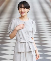 TO BE CHIC/リネンライク ブラウスジャケット/508130535