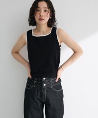 Green Parks/グリーン パークス Green Parks ・ELENCARE DUE バイカラーニットタンク/508156519