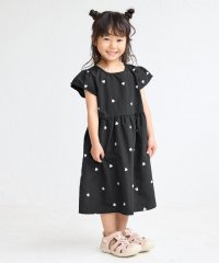 ROPE' PICNIC　KIDS/【KIDS/キッズ】ハート刺繍キャップスリーブナイロンワンピース/508173463
