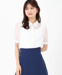 MISCH MASCH/ミッシュマッシュ MISCH MASCH 2025春夏新作 シアー半袖シャツ/508173836