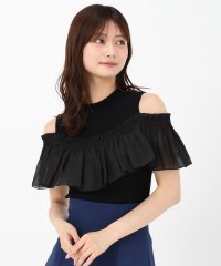 MISCH MASCH/ミッシュマッシュ MISCH MASCH 2025春夏新作 肩開きラッフルアイレットリブニット/508173845