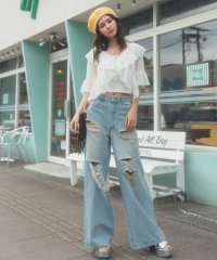 REDYAZEL/ハードダメージデニムパンツ/508179261