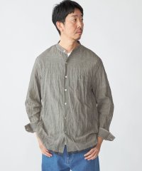 SHIPS MEN/SHIPS: インディア バンドカラー ロングスリーブ シャツ/508180573