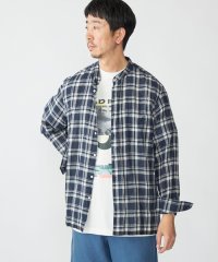 SHIPS MEN/SHIPS: インディア バンドカラー ロングスリーブ シャツ/508180573