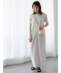 Te chichi TERRASSE/無地/ラメボーダーカットキャミワンピース/508180707