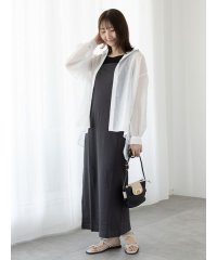Te chichi TERRASSE/無地/ラメボーダーカットキャミワンピース/508180707