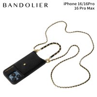 BANDOLIER/バンドリヤー BANDOLIER iPhone16 16Pro iPhone 16 Pro Max スマホケース スマホショルダー メンズ レディース ブラック/508181007