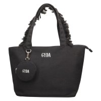 GYDA/GYDA ジェイダ バッグ トートバッグ ミニポーチ付き レディース A4対応 フリンジハンドル ブラック アイボリー ブルー 黒 GY－B311/508181030