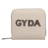GYDA/GYDA ジェイダ 財布 二つ折り レディース ラウンドファスナー ラインストーンロゴ ブラック アイボリー ブルー 黒 GY－W291/508181035