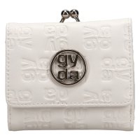 GYDA/GYDA ジェイダ 財布 三つ折り ミニ財布 レディース 口金 サークルメタル ブラック ホワイト 黒 白 GY－W302/508181038