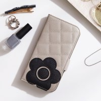 MARY QUANT/マリークワント MARY QUANT スマホケース iPhone16e ケース 手帳型 デイジーパッチ キルト ブックタイプ レディース アイフォン/508181051