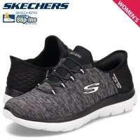 SKECHERS/スケッチャーズ SKECHERS スリップインズ サミッツ ダズリング ヘイズ スニーカー レディース 軽量 SLIP－INS ブラック 黒 149937W/508181072
