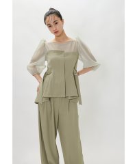 niana/ニアナ niana セパレートパンツコンビネーション 2点セット セットアップ ブラウス パンツドレス 結婚式 成人式 二次会 同窓会 入学式 卒業式 パーティ/508181106