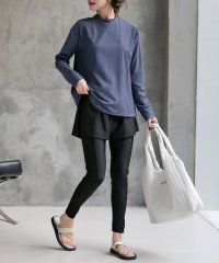 TeddyShop/テディショップ Teddyshop 【紫外線カット99.9%】レディース水着 水陸両用で紫外線も体型もカバーできる。2WAY長袖プチハイネックパッド付きラッシュ/508181114