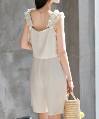 TeddyShop/テディショップ Teddyshop レディース水着 ギャザーフリルがくしゅっと可愛い。サロペ風オールインワンラッシュガード/508181134