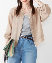 SHIPS Colors WOMEN/《追加予約》SHIPS Colors:〈手洗い可能〉メッシュ ノーカラー ハオリ 2◆/508181144