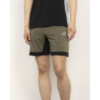 adidas/アディダス adidas メンズ アディダスアダプテーション レギュラーフィット ダブルニットショーツ JM2115 (グリーン)/508181204