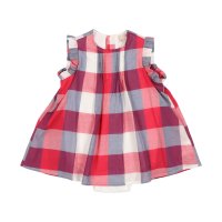 petit main/プティマイン petit main マドラスチェックOPロンパース【返品不可商品】/508181262