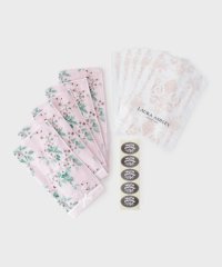  LAURA ASHLEY/【WEB限定／お配りギフトにおすすめ！／ラッピング資材付き】アップルブロッサム柄 タオルハンカチ 5枚セット/508181292