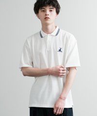 Rocky Monroe/ロッキーモンロー Rocky Monroe ポロシャツ 半袖 鹿の子 メンズ レディース オーバーサイズ 通気性 無地 ロゴ刺繍 ワンポイント ラインリブ CA/508181297
