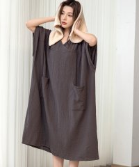 TeddyShop/テディショップ Teddyshop レディース 湯あがりにマスト。リラクシードルマンスリーブコットンワンピース/508181333