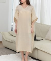 TeddyShop/テディショップ Teddyshop レディース 湯あがりにマスト。リラクシードルマンスリーブコットンワンピース/508181333