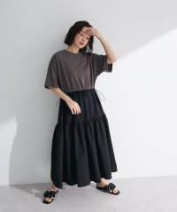 Green Parks/グリーン パークス Green Parks ・ELENCARE DUE ドッキングTEEワンピース/508181339