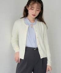 12Twelve Agenda/トゥエルブアジェンダ 12Twelve Agenda クルーネックアソートビジュー釦ニット/508181412