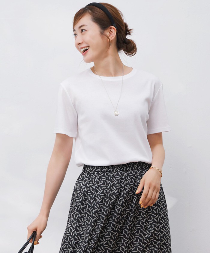 【速乾性/汗じみ防止】ベーシック IT Tシャツ 速乾性/汗じみ防止】ベーシック IT Tシャツ(508181471) | 23区