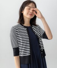 KUMIKYOKU(S SIZE)/ドライタッチ 5分袖カーディガン/508181474