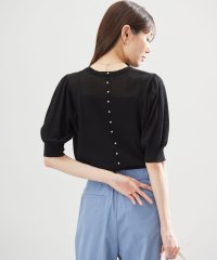 KUMIKYOKU(S SIZE)/シアーパフ袖 ニット/508181475