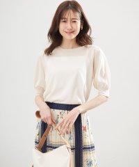 KUMIKYOKU(S SIZE)/シアーパフ袖 ニット/508181475