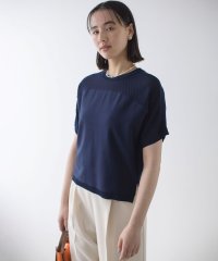 KUMIKYOKU（LARGE SIZE）/【WEB限定】メッシュ切り替えドルマン ニット/508181485