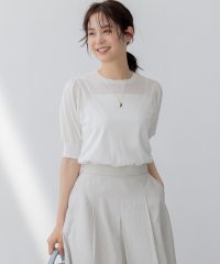 KUMIKYOKU/シアーパフ袖 ニット/508181488