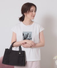 ITS’ DEMO/【手洗い可】フォトフレンチTシャツ/508181506