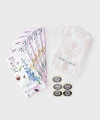  LAURA ASHLEY/【WEB限定／お配りギフトにおすすめ！／ラッピング資材付き】アルフォードメドウ プリントタオルハンカチ 5枚セット/508181518