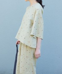 KAGURE/小花刺繍フレアブラウス/508181641