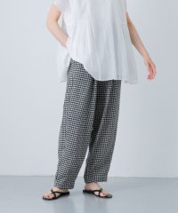 KAGURE/クロップドチェックパンツ/508181642