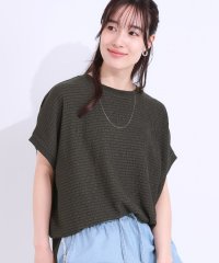 SHOO・LA・RUE Cutie Blonde/キューティーブロンド Cutie Blonde ぽこぽこフレンチスリーブTシャツ/508181694