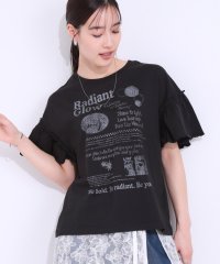 SHOO・LA・RUE Cutie Blonde/キューティーブロンド Cutie Blonde プリントアソート フリルスリーブTシャツ/508181695