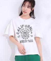 SHOO・LA・RUE Cutie Blonde/キューティーブロンド Cutie Blonde プリントアソート フリルスリーブTシャツ/508181695