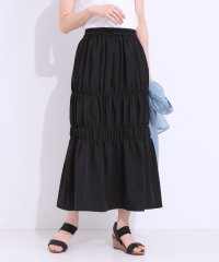 SHOO・LA・RUE Cutie Blonde/【S－LL】コーデが華やかに シャーリングデザインスカート/508181698