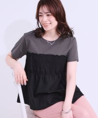 SHOO・LA・RUE　DRESKIP/シューラルー／ドレスキップ SHOO・LA・RUE/DRESKIP ビスチェ風ドッキングトップス/508181702