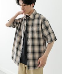 ITEMS URBAN RESEARCH/オンブレチェックショートスリーブシャツ/508181788