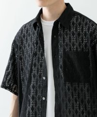 ITEMS URBAN RESEARCH/レギュラーカラーレース半袖シャツ/508181789