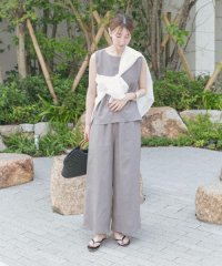 ITEMS URBAN RESEARCH/リネンライクセットアップ/508181806