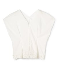 MACPHEE/エンブロイダリーレース プルオーバーブラウス/508181811