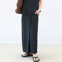 Aletta vita/アレッタ ヴィータ Aletta vita 杢調ツイルタックロングスカート/508181910